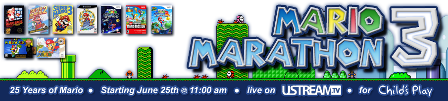 Mario Marathon Header - Mario Series (905x205), Png Download