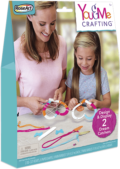 Crafting Dream Catcher Hearts - Roseart You & Me Crafting (600x600), Png Download