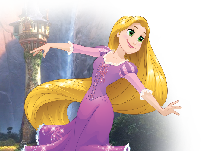 Rapunzel Is Free - Portable Network Graphics (670x502), Png Download