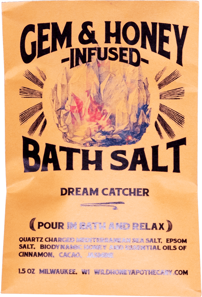 Dream Catcher Bath Salt - Gem Honey Bath Salts Luna (1200x1200), Png Download