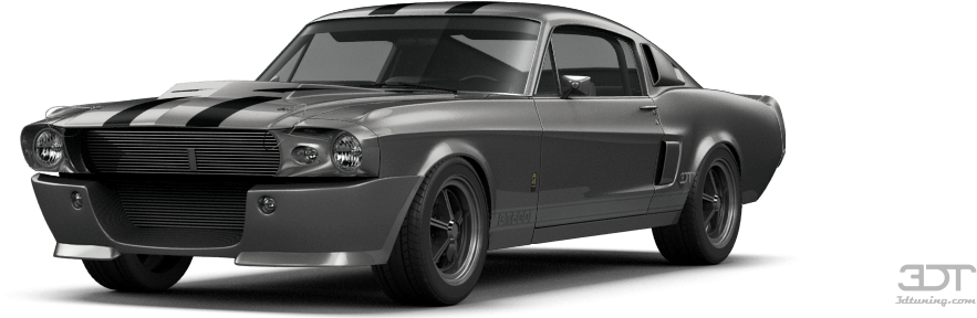 3dtuning Of Mustang Shelby Gt500 Coupe 1967 3dtuning - Shelby Mustang Gt500 Png (1004x373), Png Download