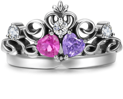 Soufeel Princess Laurel Ring Captured Hearts Tiara (500x500), Png Download