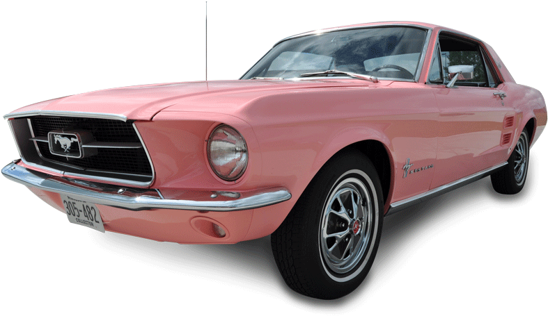 1967e Mustang Coupe - Transparent Ford Mustang 1967 (900x598), Png Download