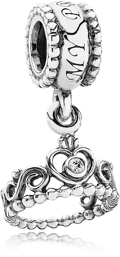My Princess Tiara Dangle Charm $59 - Pandora My Princess Dangle Charm (1000x1000), Png Download