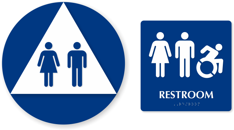 Accessible Restroom Signs - Accessibility California Family Restroom Sign (800x529), Png Download