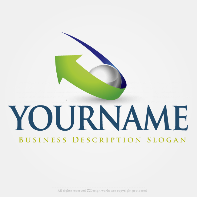 Online Logo Creator Design 3d Arrow Logo Template - Hueneme Patient Collective (650x650), Png Download