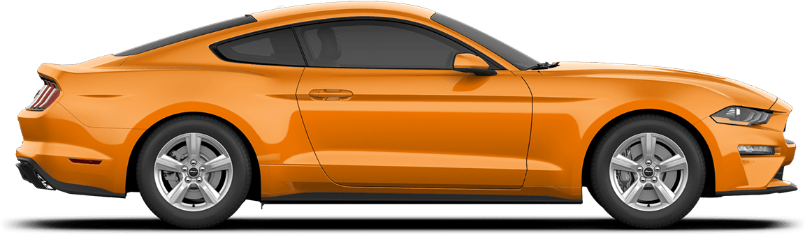 Orange Fury - Mustang 2019 (1200x400), Png Download