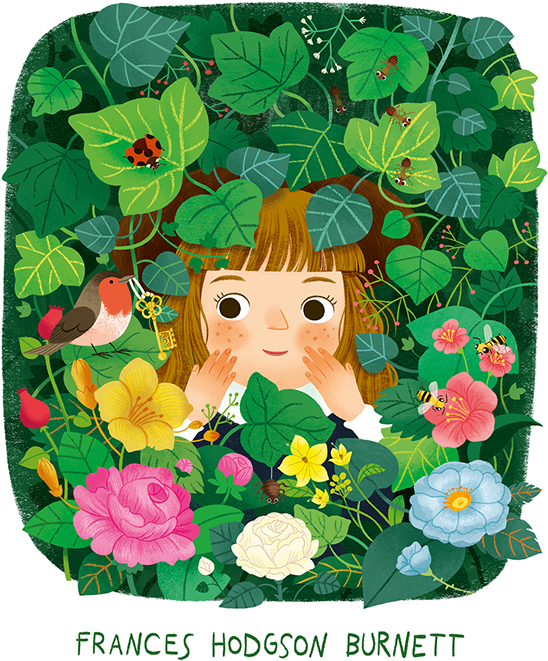 "the Secret Garden"personal Project On Classic Children's - Drawing (600x748), Png Download