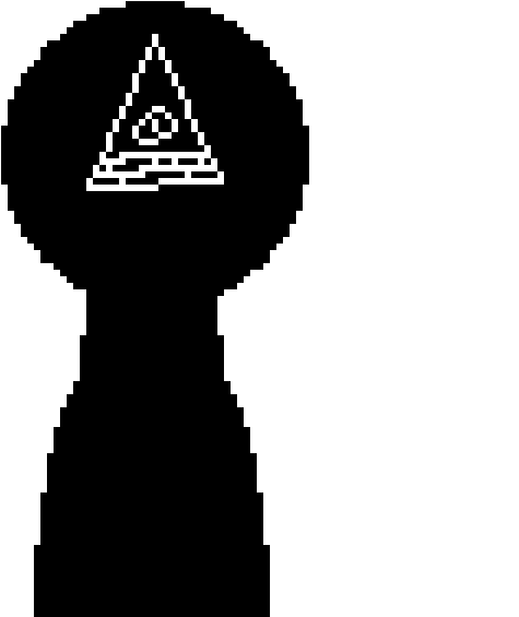 The Eye In The Keyhole - Illustration (1200x1200), Png Download