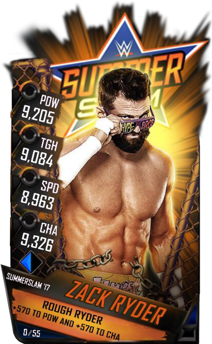 Zackryder S3 15 Summerslam17 - Wwe Supercard Matt Hardy (733x1158), Png Download