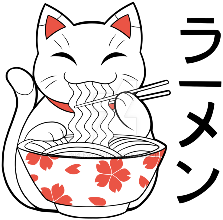 Maneki Neko By Shadaty On Deviantart - Maneki-neko (928x861), Png Download