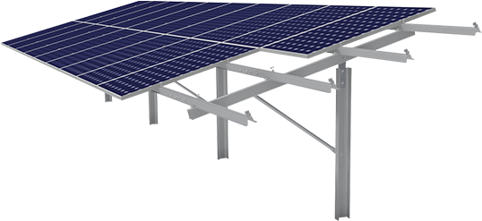 Ground Mount - Solargestell (640x373), Png Download