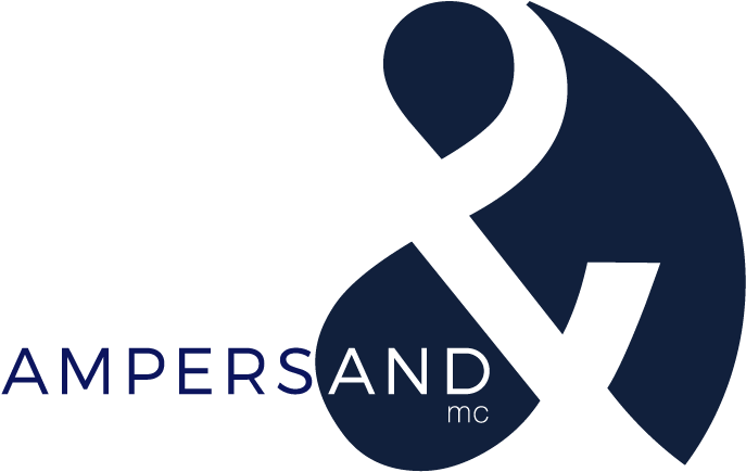 Ampersand Logo Navy Web Png - Logo (800x501), Png Download