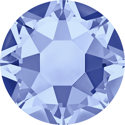 Alternative Views - - Swarovski 2078 Sapphire Ab Hotfix Rhinestone (420x420), Png Download