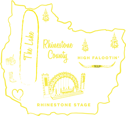 Rhinestone County - Rhinestone (500x385), Png Download