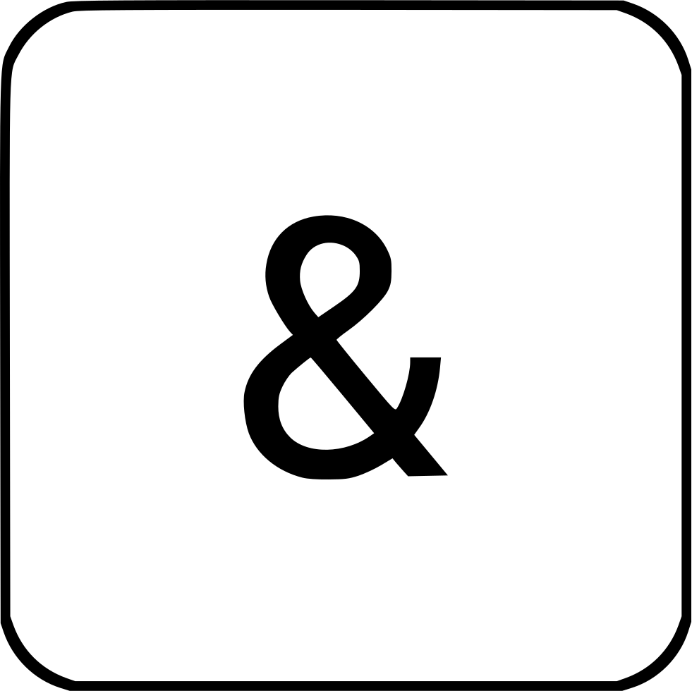 Ampersand Virtual Keyboard Sign Logic Element Comments - Ansco And Associates Logo (981x980), Png Download