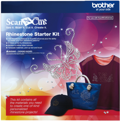 Brother Rhinestones - Brother Scanncut Rhinestone Kit, As Shown (500x500), Png Download