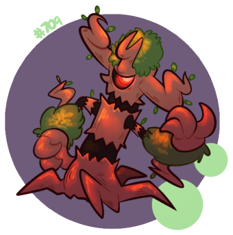 Day 709 - Trevenant - Illustration (500x500), Png Download