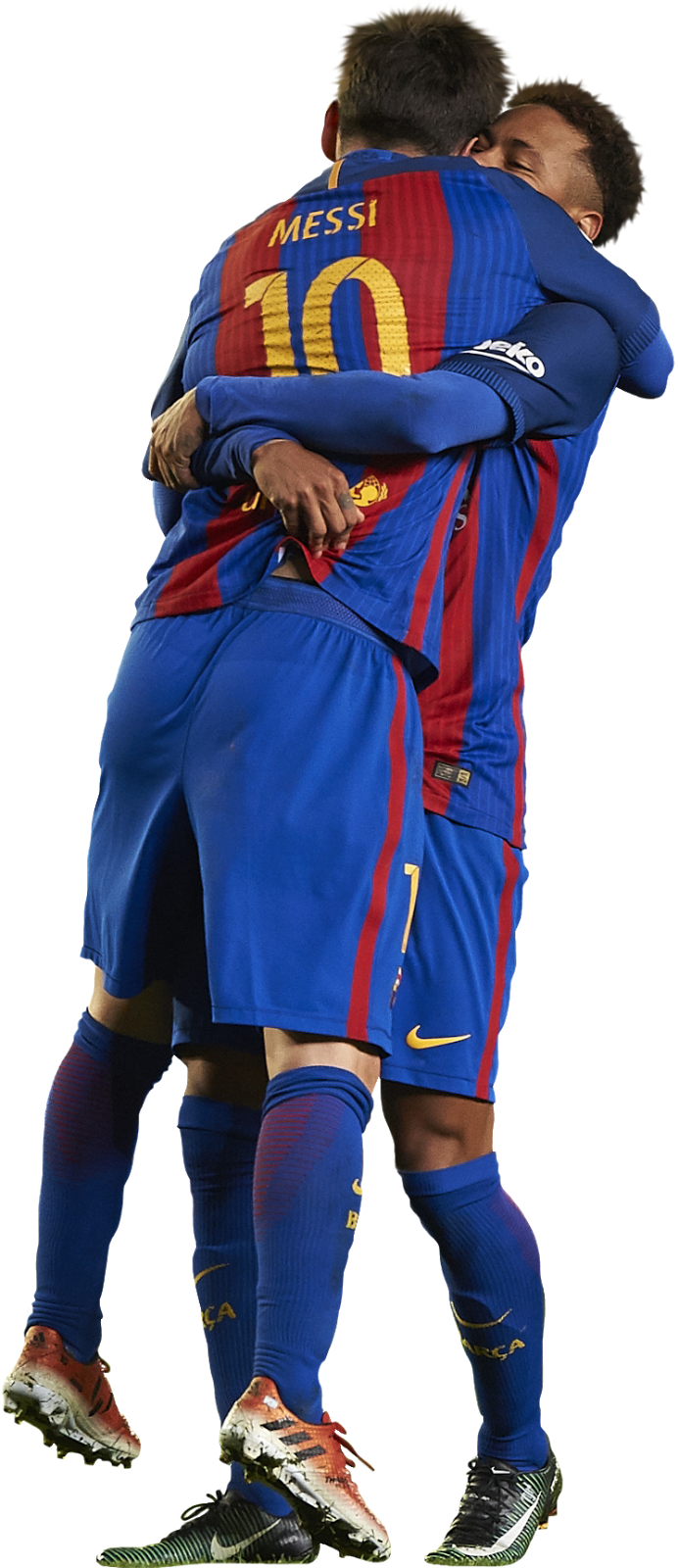 Messi - Messi Y Neymar Png (692x1600), Png Download