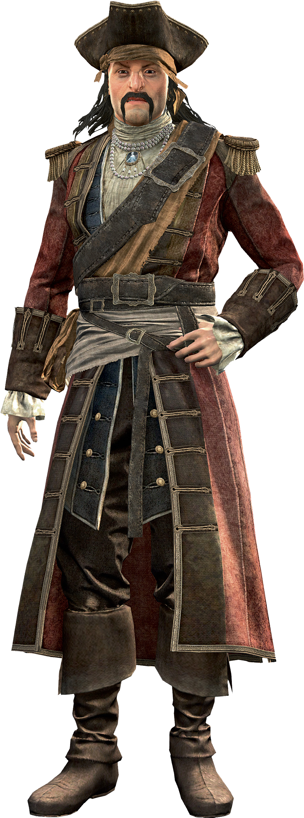 Bartholomew Roberts , Born John Roberts, Was A Welsh - Пират Пнг (1030x2745), Png Download