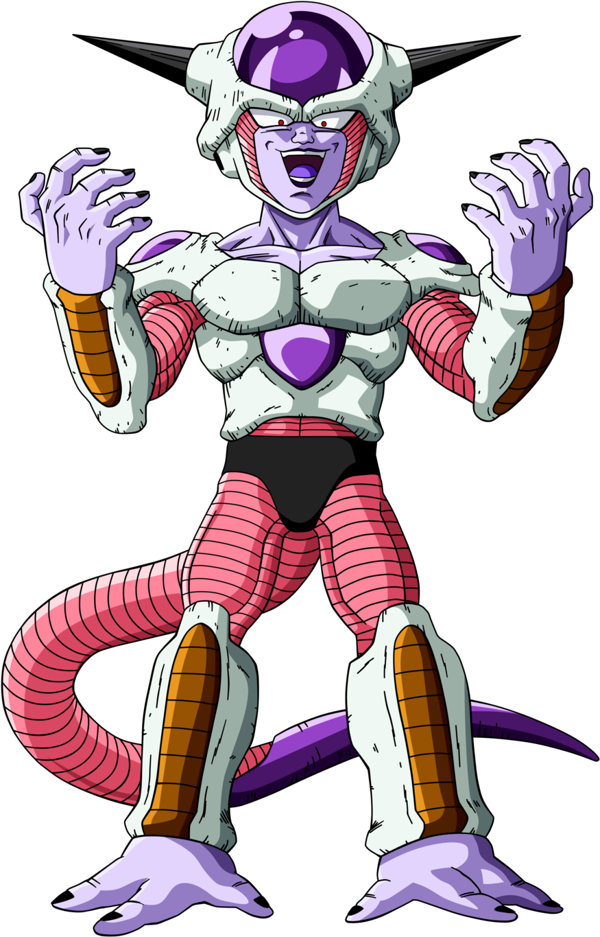 Frieza - Frieza Without Armor (900x1386), Png Download