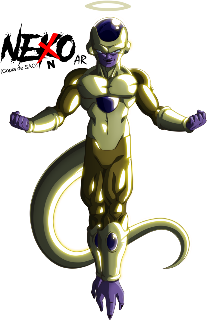 Perfect Golden Frieza By Nekoar - True Golden Frieza Png (740x1079), Png Download