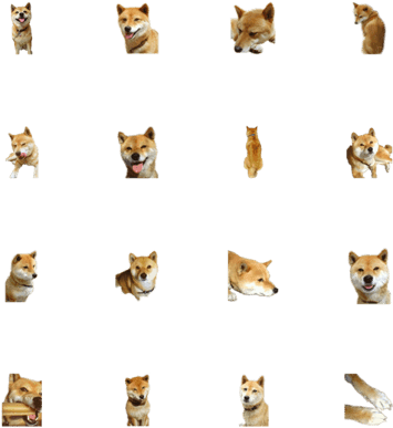 Shiba Inu Sticker Without Character - Cat (420x448), Png Download