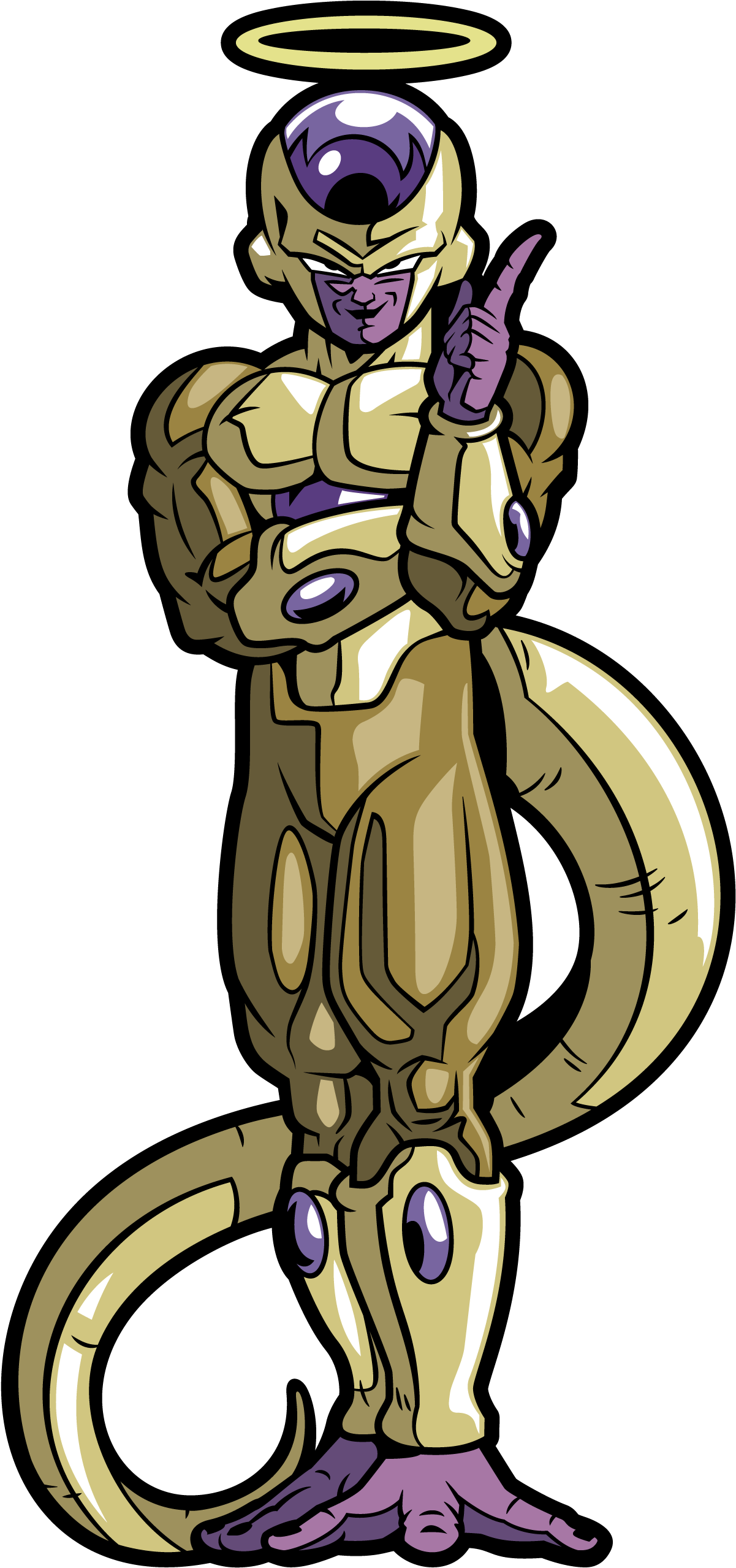 Golden Frieza - Frieza (2000x3500), Png Download