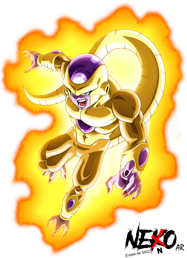 Golden Frieza (755x1057), Png Download