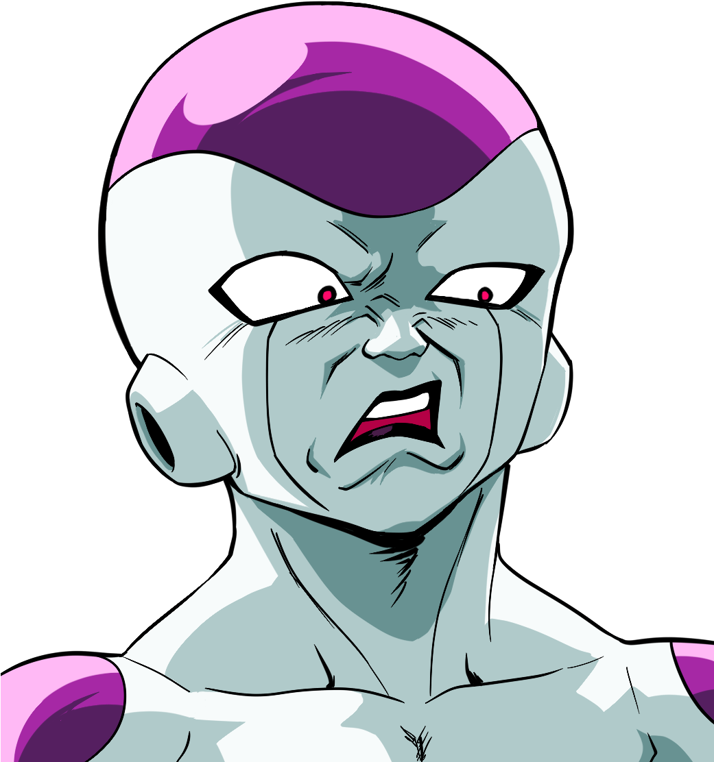 Lord Fricken' Frieza Is Now One Of My Stream's Preview - Disgusted Frieza (1040x1172), Png Download