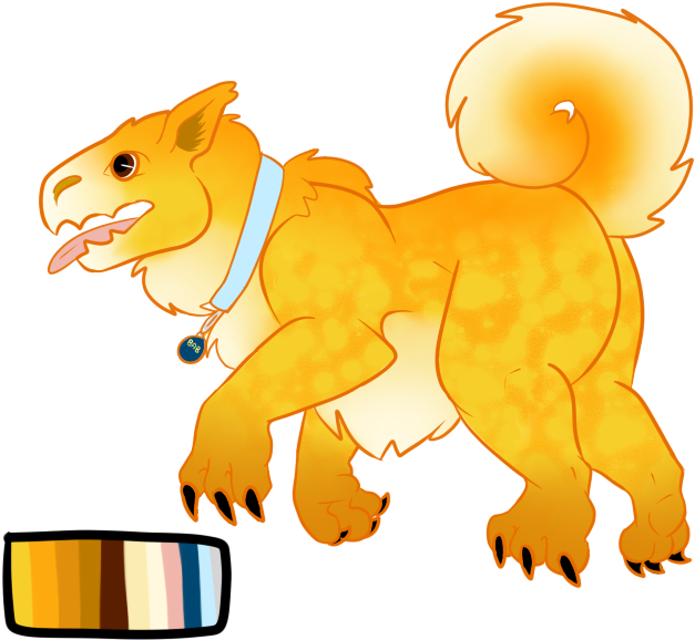 Clip Transparent Shiba Inu Adopt Open By The Lightningwalker (700x600), Png Download