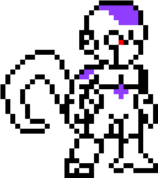 Frieza-sama - Pixel Art (370x420), Png Download
