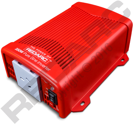 350w 12v Pure Sine Wave Inverter - Redarc 350w Pure Sine Wave Inverter (450x450), Png Download