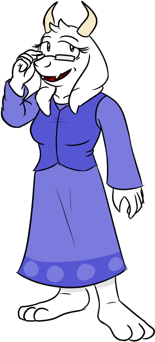 “toriel From Ladentrue - Art (420x737), Png Download