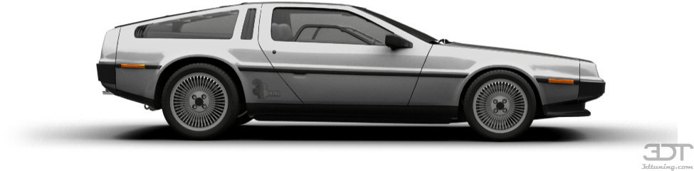 Delorean Dmc-12 Coupe 1981 Tuning - Delorean Dmc 12 Png (1004x373), Png Download