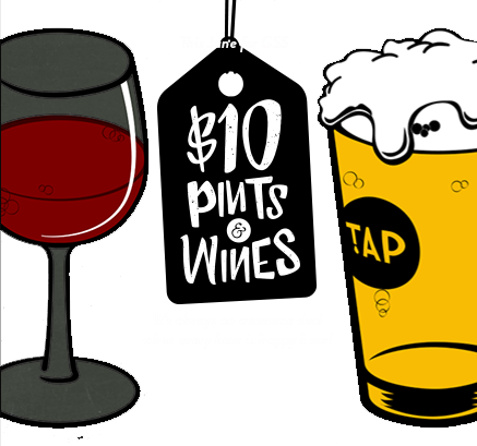 Enjoy $10 Pints &amp - Beer (437x409), Png Download