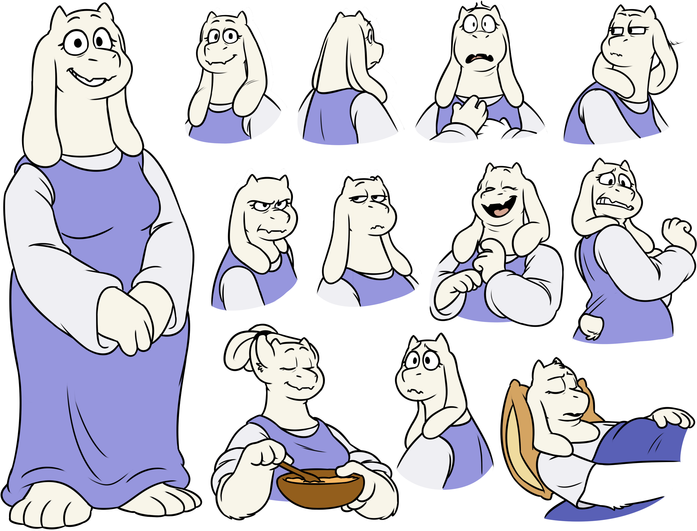 Toriel Doodles - Macro Toriel (2400x1819), Png Download
