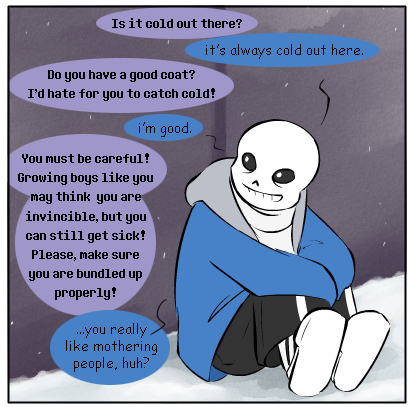 “ Toriel Is Everyone's Mom ” The 'soriel' I Can - Cartoon (540x406), Png Download