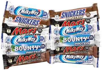 The Mars 'celebrate The Gainz' Mixpick & Mix Your Favourite - Snickers Protein Bar 18 Bars Chocolate Caramel Peanut (500x331), Png Download