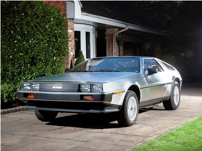 Realisations - Back To The Future Reboot Delorean (393x393), Png Download