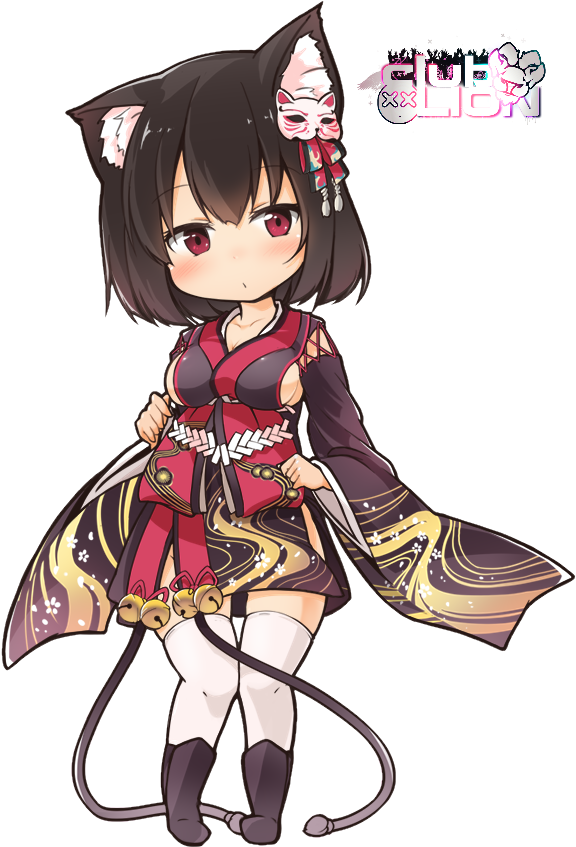 Yamashiro Anime Render - Azur Lane Yamashiro Chibi (700x863), Png Download