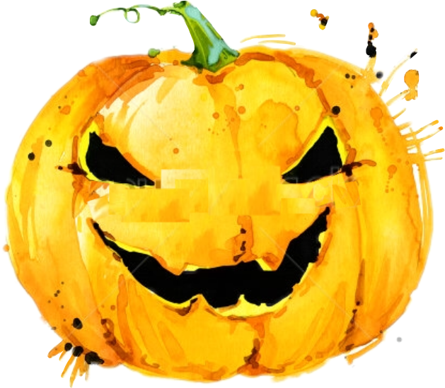 Pumpkin Halloween Scary Haunted Freetoedit - Cushion Cover Pumpkin Cat Halloween Decor Throw Pillow (629x549), Png Download