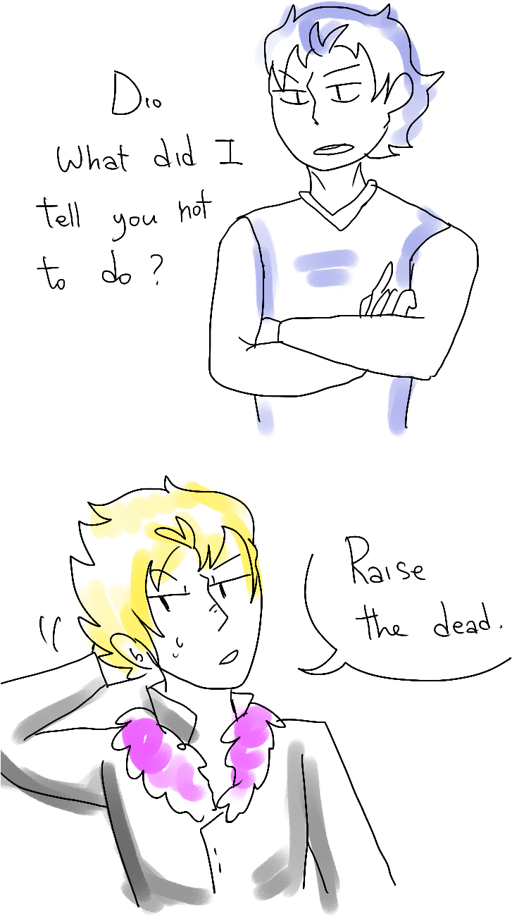 Dio We Also Told You Not To Be An Asshole But Look - Cartoon (768x1524), Png Download