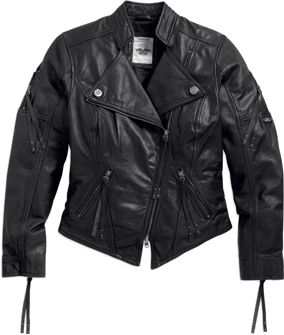 Veste En Cuir Femme Style Motard (1080x1276), Png Download