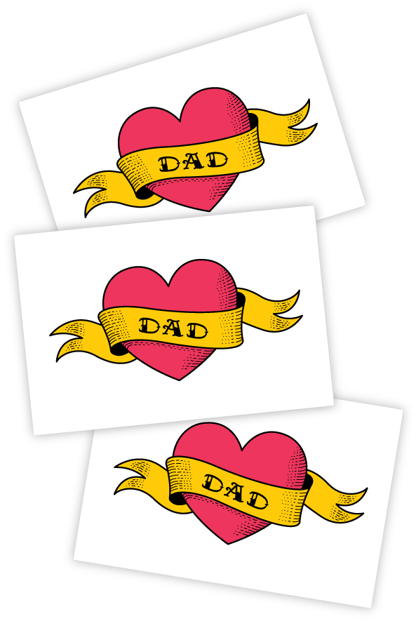 Download Love Dad Tattoo Full Size Png Image Pngkit
