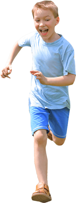 Kids Running Cut Out (300x700), Png Download