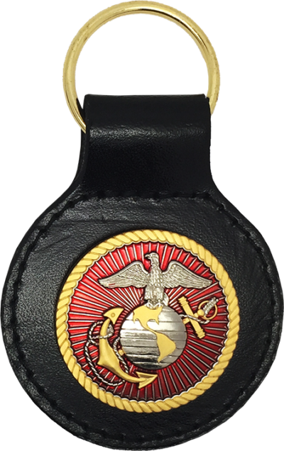 Marine Corps Seal Key Fob - Chicago (400x636), Png Download
