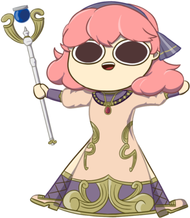2 - Fire Emblem Echoes Genny (500x500), Png Download