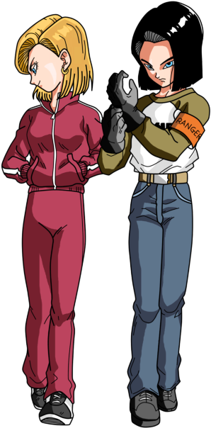 Click Here For Https - Dbs 17 And 18 (350x625), Png Download