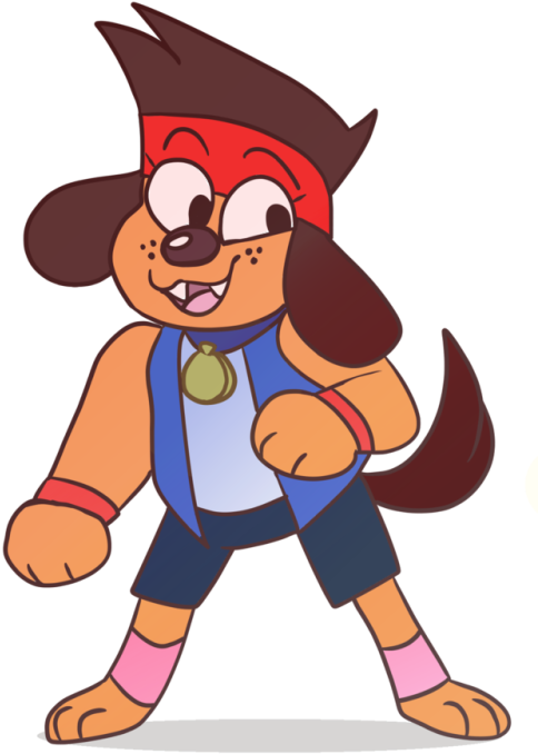 Of Course He's A Puppy - Ok Ko Puppy Ko (500x699), Png Download